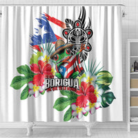 Puerto Rican Yo Soy Boricua Shower Curtain