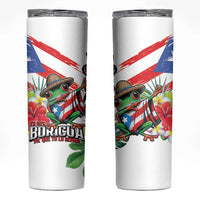 Puerto Rican Yo Soy Boricua Skinny Tumbler