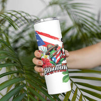 Puerto Rican Yo Soy Boricua Skinny Tumbler