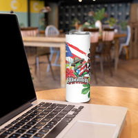 Puerto Rican Yo Soy Boricua Skinny Tumbler