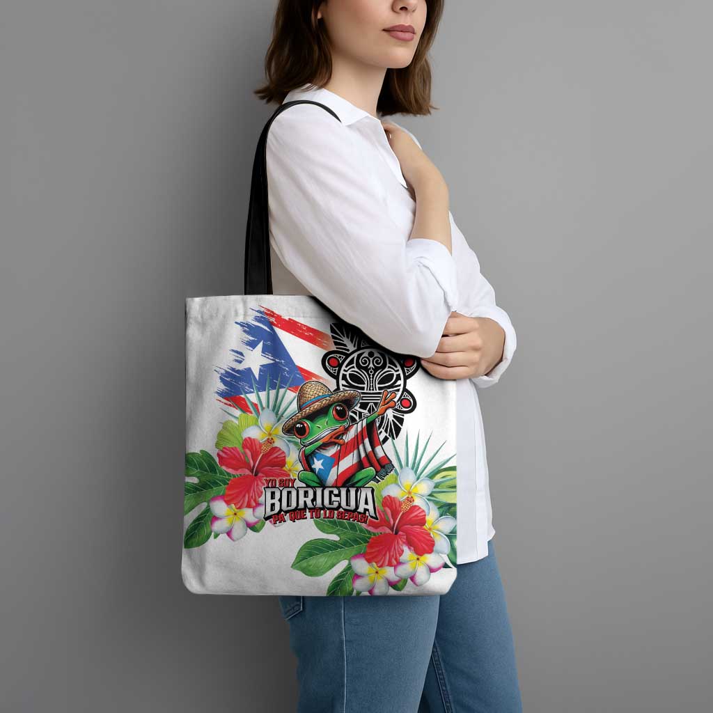 Puerto Rican Yo Soy Boricua Tote Bag