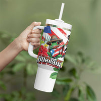 Puerto Rican Yo Soy Boricua Tumbler With Handle