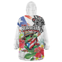 Puerto Rican Yo Soy Boricua Wearable Blanket Hoodie