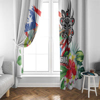 Puerto Rican Yo Soy Boricua Window Curtain