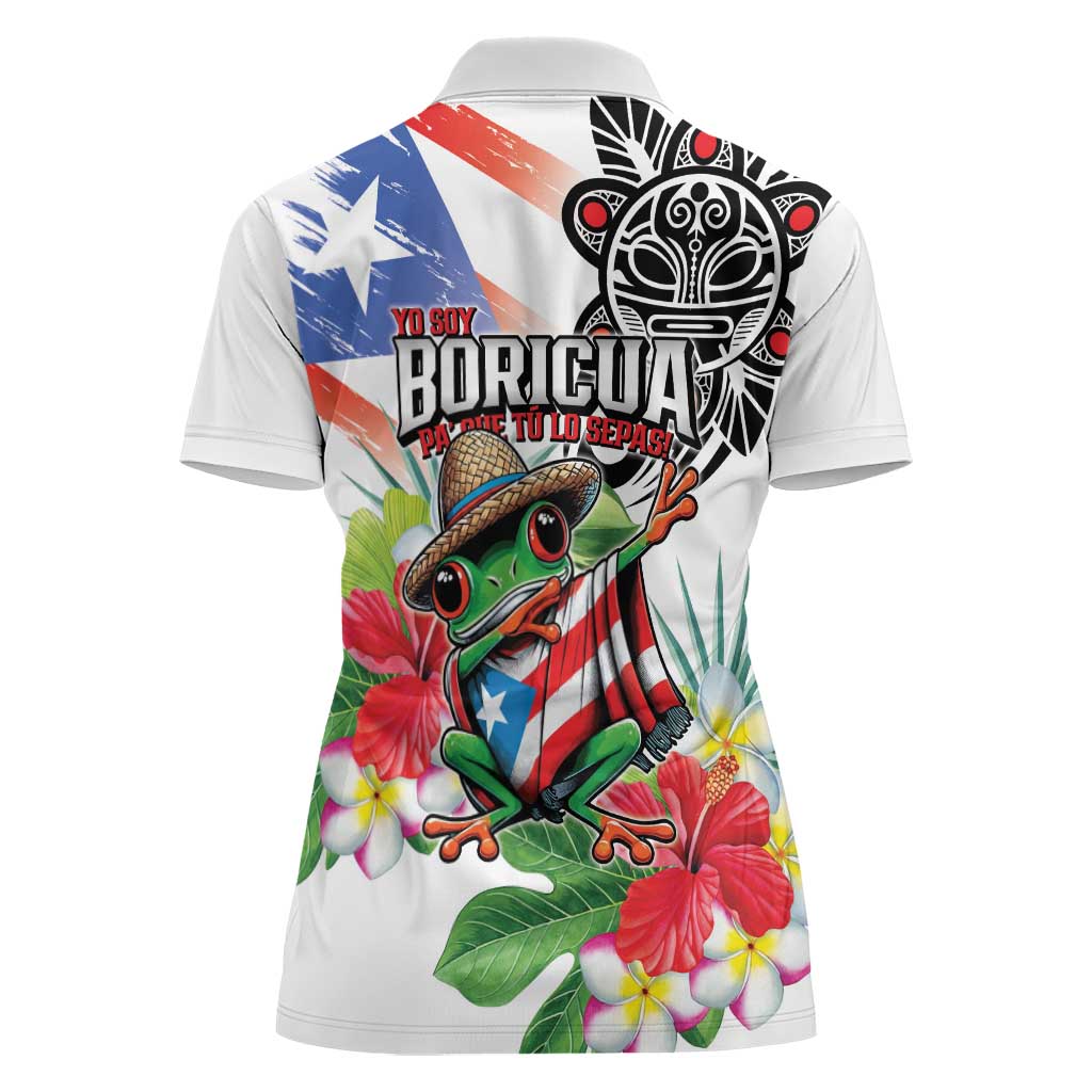 Puerto Rican Yo Soy Boricua Women Polo Shirt