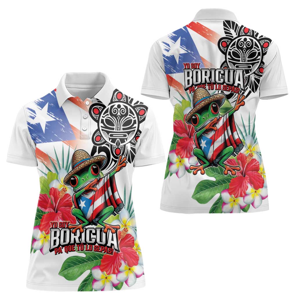 Puerto Rican Yo Soy Boricua Women Polo Shirt