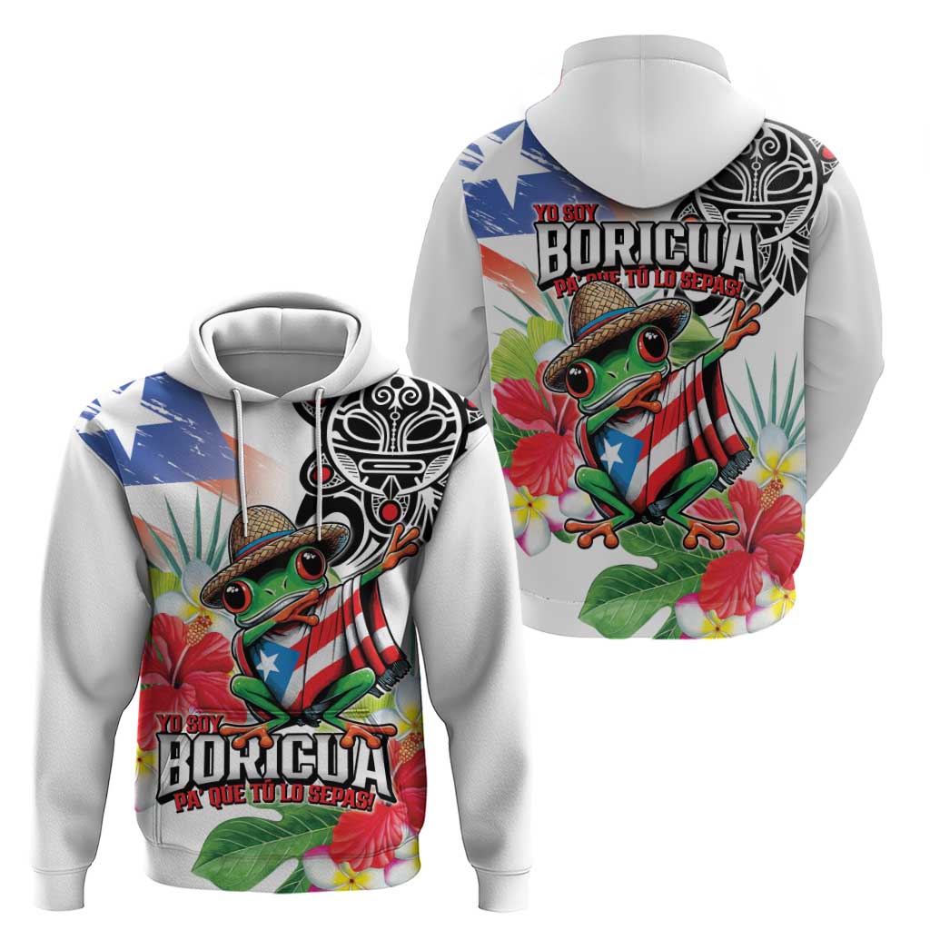 Puerto Rican Yo Soy Boricua Zip Hoodie