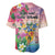 Turks And Caicos Islands Baseball Jersey Flamingos Tropical Beauty Beach