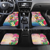Turks And Caicos Islands Car Mats Flamingos Tropical Beauty Beach