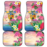 Turks And Caicos Islands Car Mats Flamingos Tropical Beauty Beach