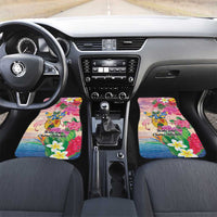 Turks And Caicos Islands Car Mats Flamingos Tropical Beauty Beach