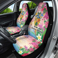 Turks And Caicos Islands Car Seat Cover Flamingos Tropical Beauty Beach