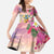 Turks And Caicos Islands Family Matching Summer Maxi Dress and Hawaiian Shirt Flamingos Tropical Beauty Beach