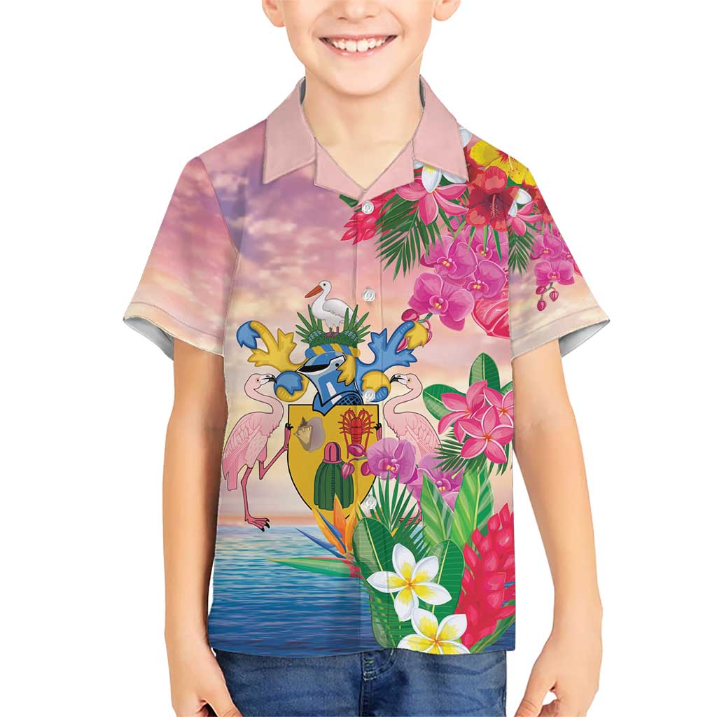 Turks And Caicos Islands Hawaiian Shirt Flamingos Tropical Beauty Beach