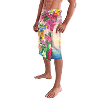 Turks And Caicos Islands Lavalava Flamingos Tropical Beauty Beach