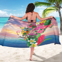 Turks And Caicos Islands Sarong Flamingos Tropical Beauty Beach