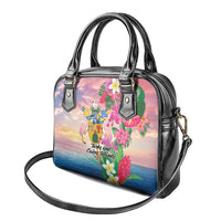 Turks And Caicos Islands Shoulder Handbag Flamingos Tropical Beauty Beach