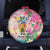 Turks And Caicos Islands Spare Tire Cover Flamingos Tropical Beauty Beach