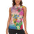 Turks And Caicos Islands Women Sleeveless Polo Shirt Flamingos Tropical Beauty Beach
