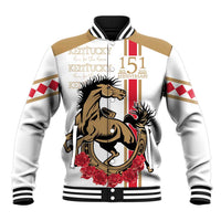 Personalized Kentucky Horse Race 151st Anniversary Baseball Jacket Race For The Roses Since 1875 LT9