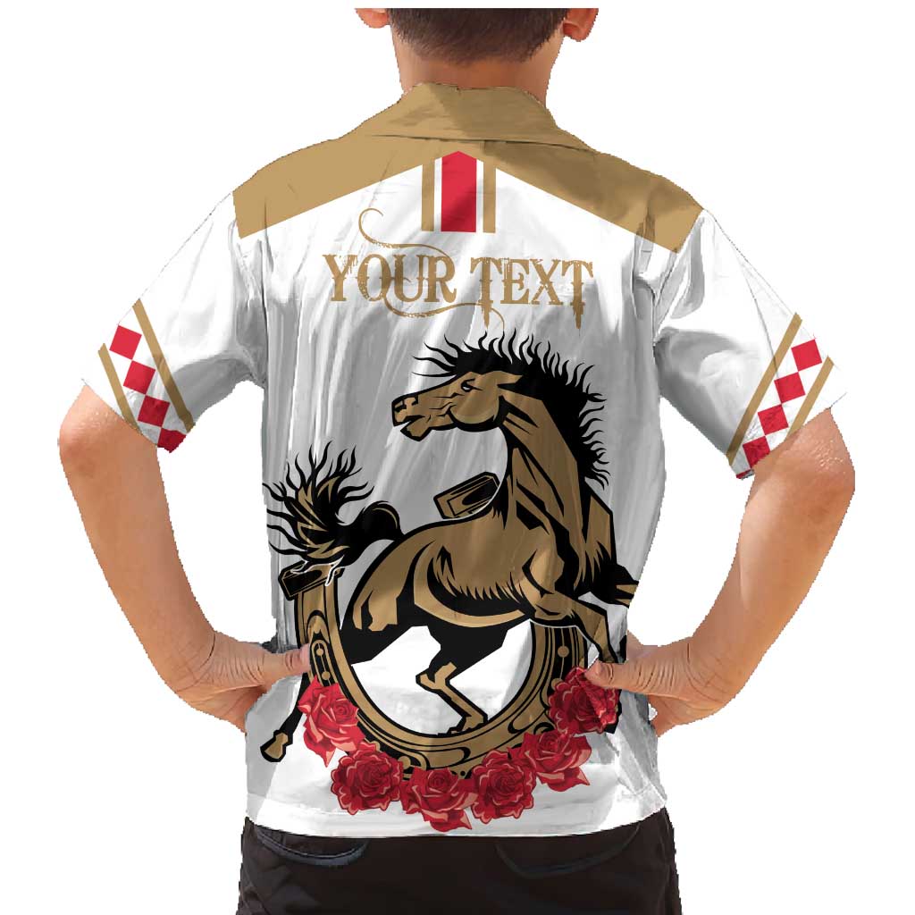 Personalized Kentucky Horse Race 151st Anniversary Family Matching Mermaid Dress and Hawaiian Shirt Race For The Roses Since 1875 LT9