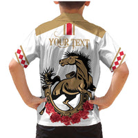 Personalized Kentucky Horse Race 151st Anniversary Family Matching Mermaid Dress and Hawaiian Shirt Race For The Roses Since 1875 LT9