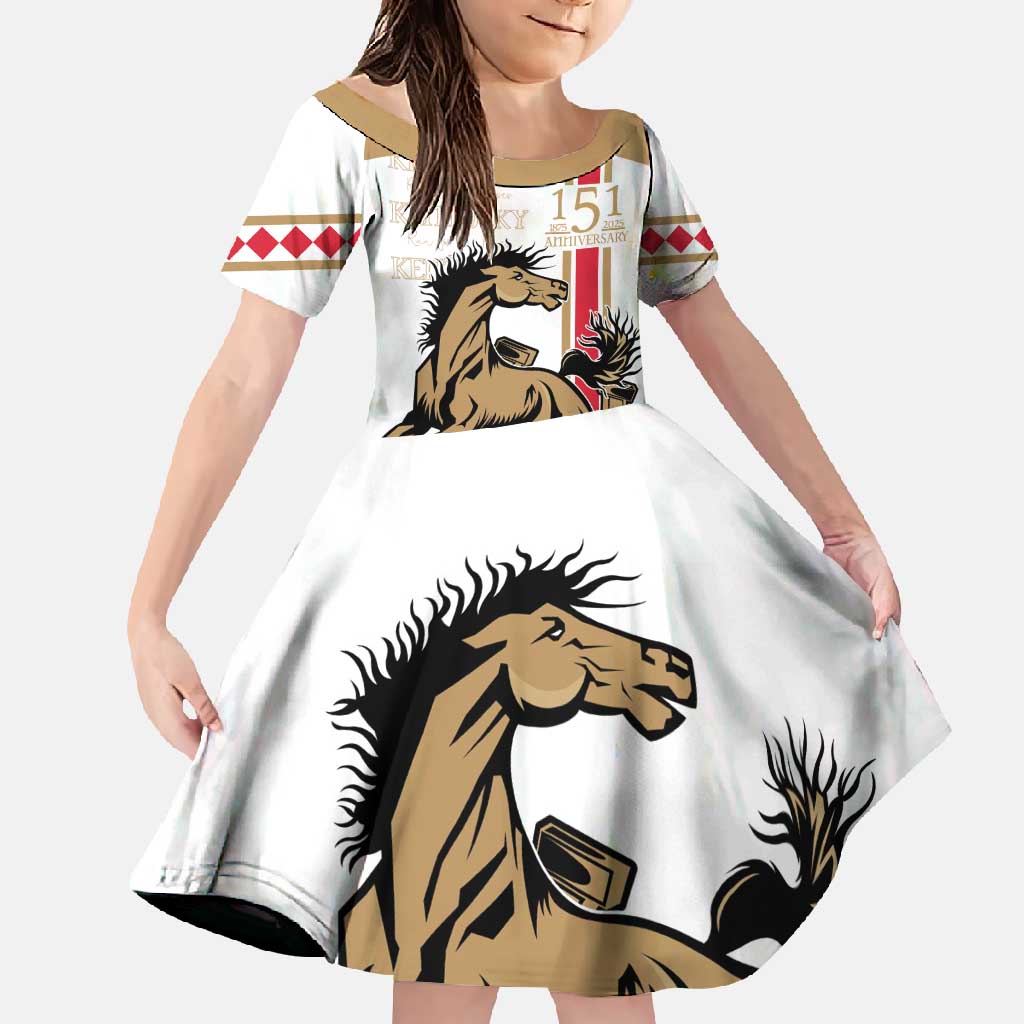 Personalized Kentucky Horse Race 151st Anniversary Family Matching Mermaid Dress and Hawaiian Shirt Race For The Roses Since 1875 LT9