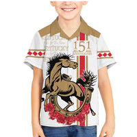 Personalized Kentucky Horse Race 151st Anniversary Family Matching Mermaid Dress and Hawaiian Shirt Race For The Roses Since 1875 LT9