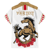 Personalized Kentucky Horse Race 151st Anniversary Family Matching Off Shoulder Maxi Dress and Hawaiian Shirt Race For The Roses Since 1875 LT9