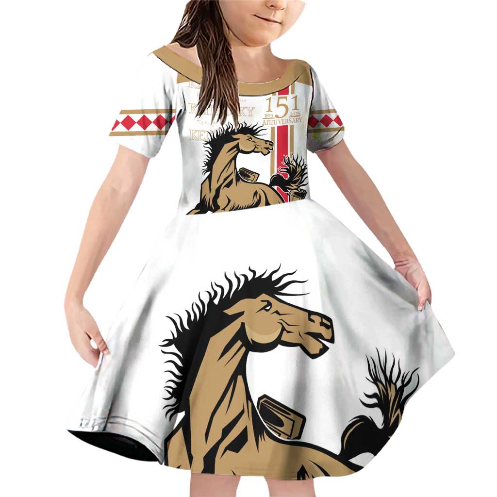 Personalized Kentucky Horse Race 151st Anniversary Family Matching Off Shoulder Short Dress and Hawaiian Shirt Race For The Roses Since 1875 LT9