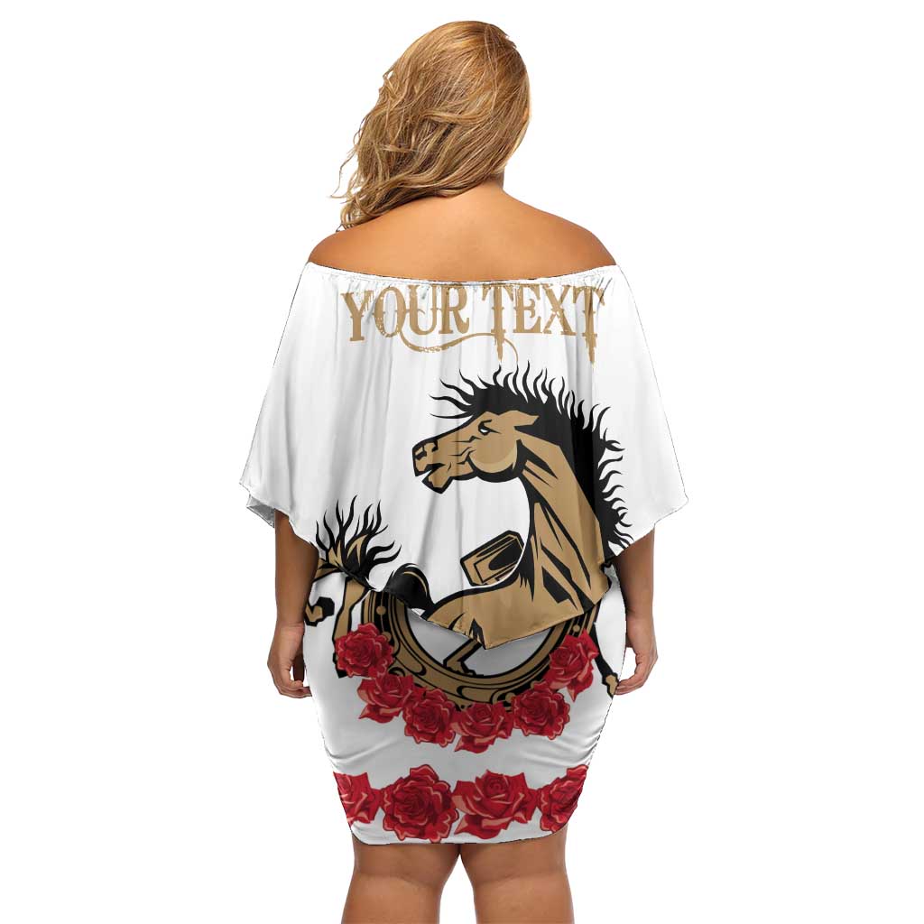 Personalized Kentucky Horse Race 151st Anniversary Family Matching Off Shoulder Short Dress and Hawaiian Shirt Race For The Roses Since 1875 LT9