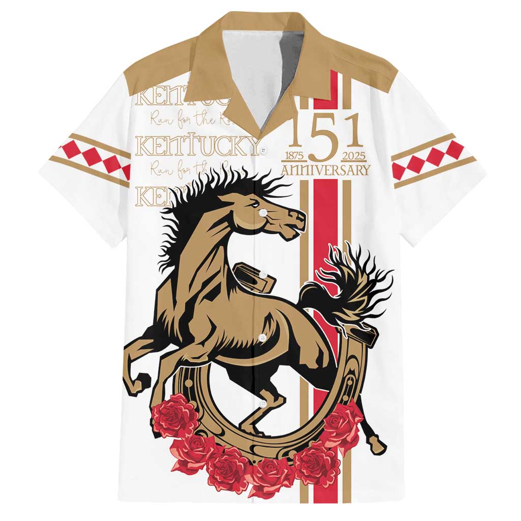 Personalized Kentucky Horse Race 151st Anniversary Family Matching Summer Maxi Dress and Hawaiian Shirt Race For The Roses Since 1875 LT9