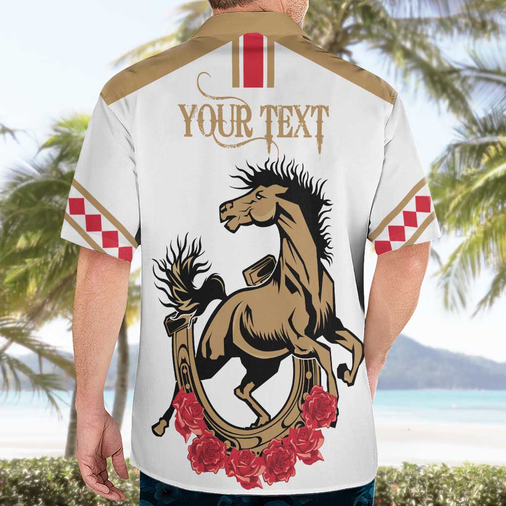 Personalized Kentucky Horse Race 151st Anniversary Hawaiian Shirt Race For The Roses Since 1875 LT9