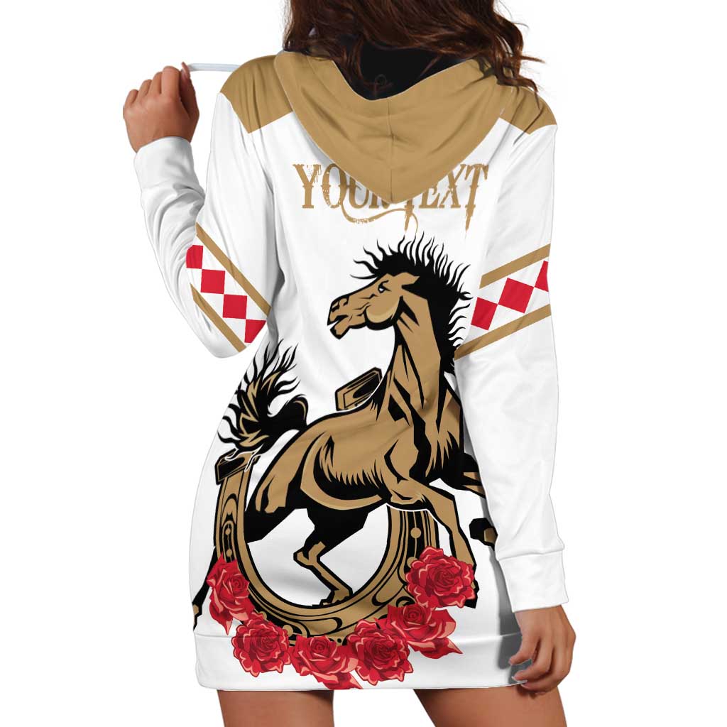 Personalized Kentucky Horse Race 151st Anniversary Hoodie Dress Race For The Roses Since 1875 LT9