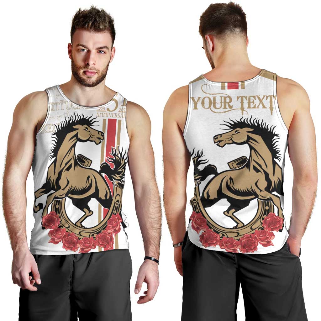 Personalized Kentucky Horse Race 151st Anniversary Men Tank Top Race For The Roses Since 1875 LT9