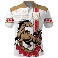 Personalized Kentucky Horse Race 151st Anniversary Polo Shirt Race For The Roses Since 1875 LT9