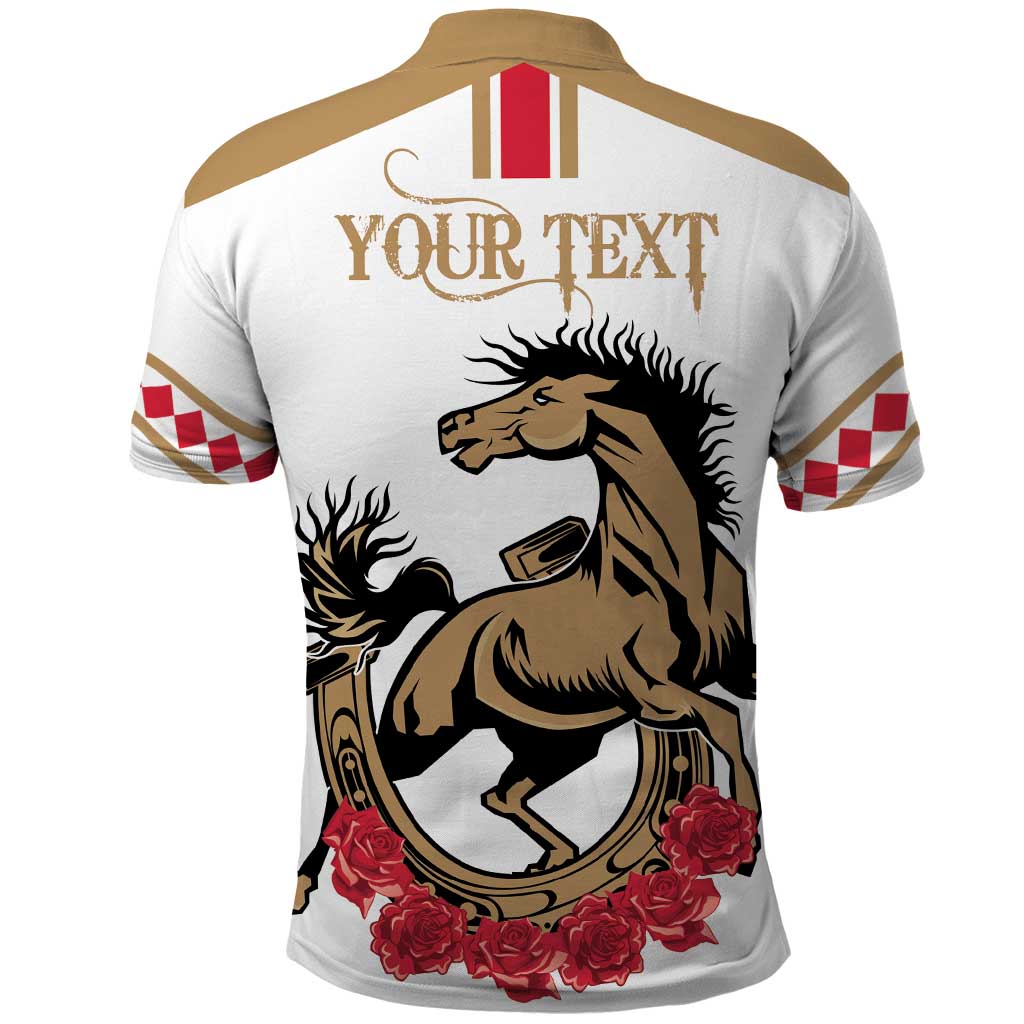 Personalized Kentucky Horse Race 151st Anniversary Polo Shirt Race For The Roses Since 1875 LT9