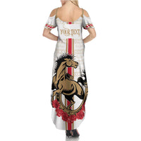Personalized Kentucky Horse Race 151st Anniversary Summer Maxi Dress Race For The Roses Since 1875 LT9