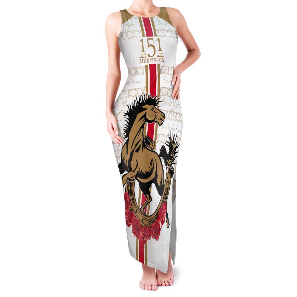Personalized Kentucky Horse Race 151st Anniversary Tank Maxi Dress Race For The Roses Since 1875 LT9