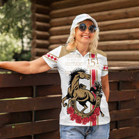Personalized Kentucky Horse Race 151st Anniversary Women Polo Shirt Race For The Roses Since 1875 LT9