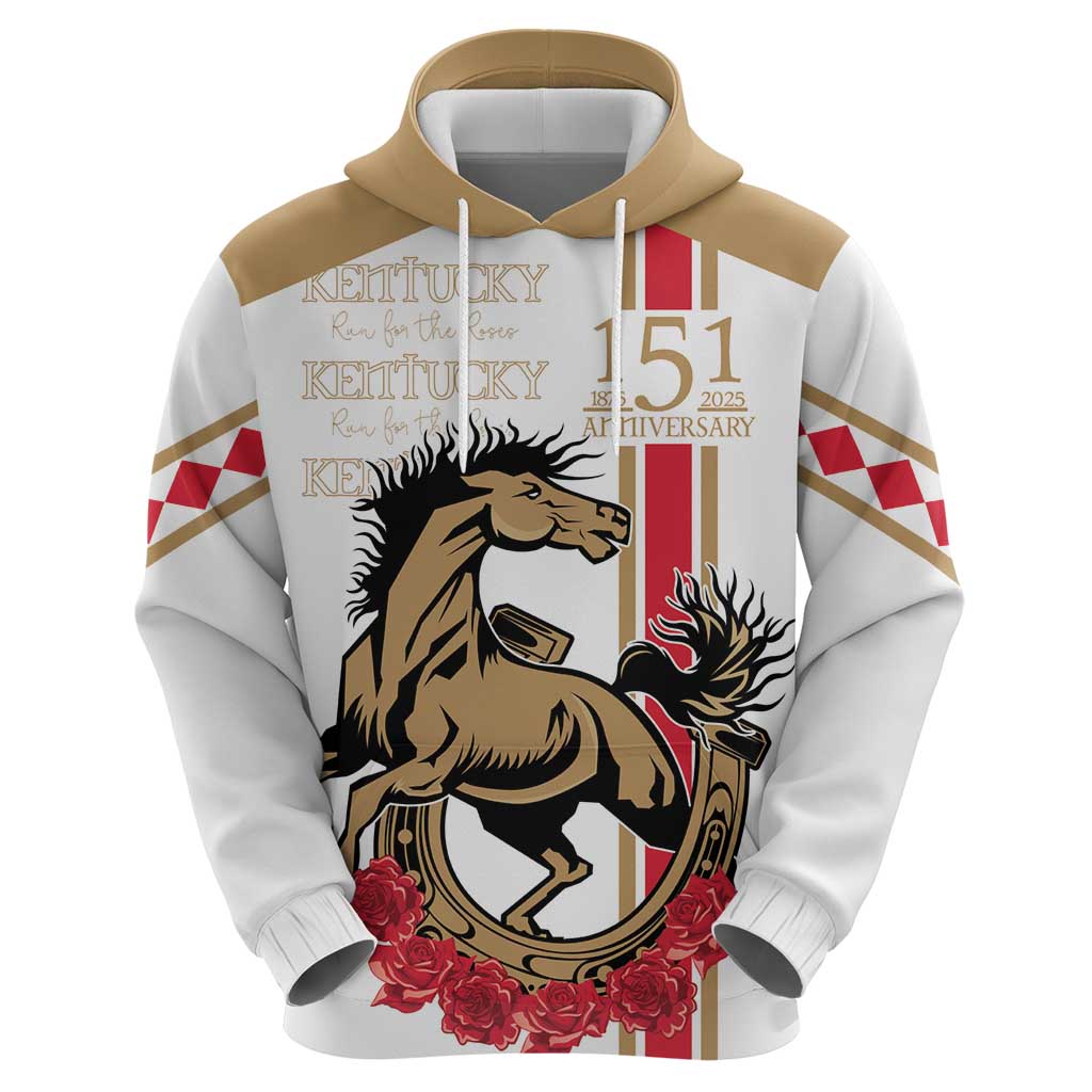 Personalized Kentucky Horse Race 151st Anniversary Zip Hoodie Race For The Roses Since 1875 LT9