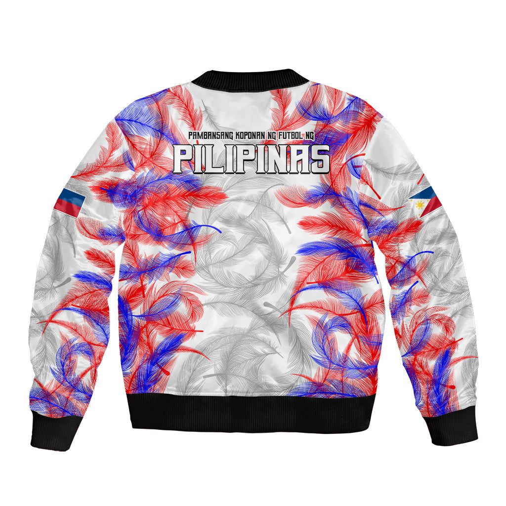2023 Philippines Anzkals Football Sleeve Zip Bomber Jacket Pilipinas Be Unique - Wonder Print Shop