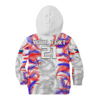 (Custom Text And Number) 2023 Philippines Anzkals Football Kid Hoodie Pilipinas Be Unique - Wonder Print Shop