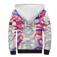 (Custom Text And Number) 2023 Philippines Anzkals Football Sherpa Hoodie Pilipinas Be Unique - Wonder Print Shop