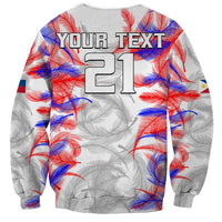 (Custom Text And Number) 2023 Philippines Anzkals Football Sweatshirt Pilipinas Be Unique - Wonder Print Shop