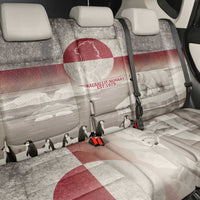 Greenland Flag Vintage Back Car Seat Cover Greenlander Flag With Polar Bear