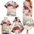Greenland Flag Vintage Family Matching Summer Maxi Dress and Hawaiian Shirt Greenlander Flag With Polar Bear
