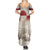 Greenland Flag Vintage Family Matching Summer Maxi Dress and Hawaiian Shirt Greenlander Flag With Polar Bear