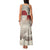 Greenland Flag Vintage Family Matching Tank Maxi Dress and Hawaiian Shirt Greenlander Flag With Polar Bear