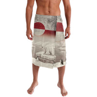 Greenland Flag Vintage Lavalava Greenlander Flag With Polar Bear